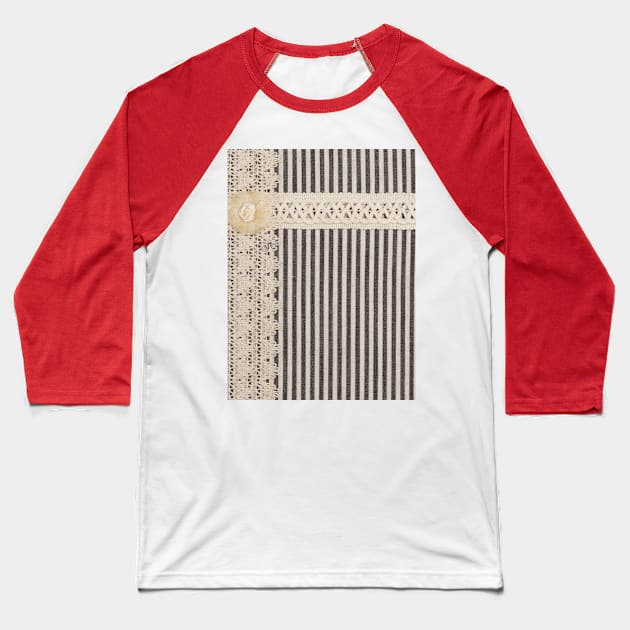 Pinstripe Baseball T-Shirt by LibrosBOOKtique